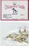Brass Barrel Swivel with Safty Snap Size 14 (144 Pcs)
