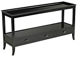 Trio Moderne Sofa Back Black Console Table