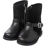 GYMBOREE(ジンボリー) ドット モト ブーツ ブラック シューズ 22cm【並行輸入】