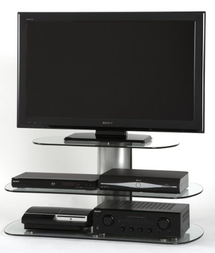 Off The Wall Skyline 1000 TV Stand – Silver