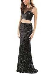 Sexy Cocktail Sequined Sheer Evening Dress/Prom Dress/Party Dress 