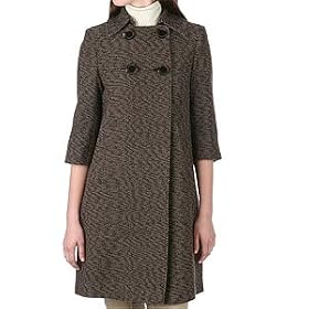 Tahari Retro Tweed Grace Wool Coat by Tahari