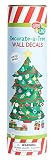 C.R. Gibson Gibby and Libby Decorate-A-Tree Oh, Christmas Tree Wall Decal Set