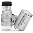 TRIXES Mini 60X Jewellery Loupe Lighted Magnifier Microscope