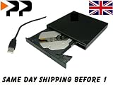 USB Laptop Slimline DVD CD Rom x 24 Speed for MSI Wind Zoo Storm Freedom Asus 1001HA Acer Aspire AO751 Asus EEEPC Samsung N150 Samsung N220 Advent Milano Viewsonic VB100