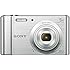 Sony DSCW800 Compact Digital Camera - Silver (20.1 MP, 5x Optical Zoom)