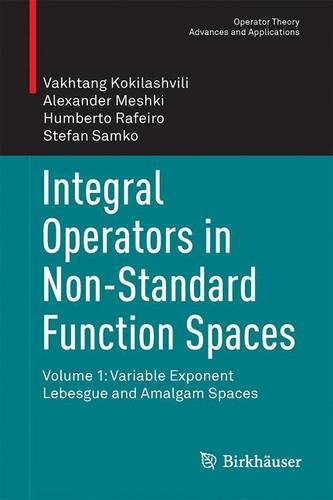 Integral Operators in Non-Standard Function Spaces: Volume 1: Variable Exponent Lebesgue and Amalgam Spaces (Operator Theory: Advances and Applications)