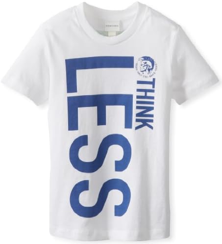 Diesel Little Boys' Tegiy T-Shirt Think Less Do More
