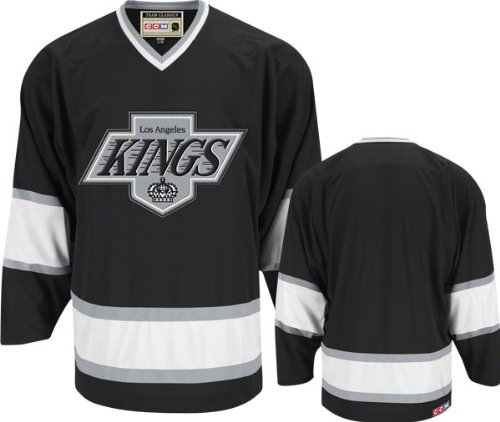 Los Angeles Kings Black Reebok Team Classic Throwback Jersey