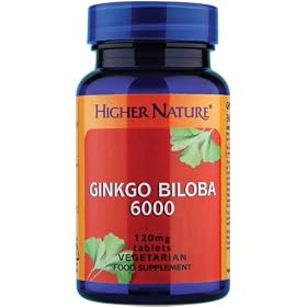 Higher Nature Ginkgo 6000 Mega Potency 90 Tablets