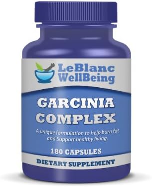 #1 Garcinia Cambogia Extract With 50% HCA Hydroxycitric Acid in a 500 mg Capsule, In A Large 180 Count Bottle! For Curbing Your Appetite and a Fantastic Addition to Your Weight Management Plan, With LeBlanc WellBeing's 100% Money Back Guarantee.