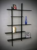 Deluxe Tall Floating Five Shelf