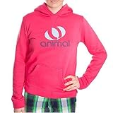 Animal Womens Oak Hoody - Fuschia Rose