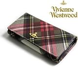 Vivienne Westwood マルチカラーチェック柄長財布 vww1032de