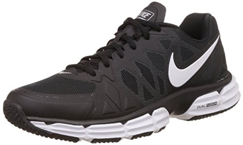 Nike Mens Dual Fusion Tr 6 Black/White/Mtllc Slvr/Pr Pltnm Training Shoe 13 ...
