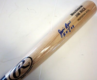 Jim Rice Autographed/Hand Signed Rawlings Bat HOF PSA/DNA