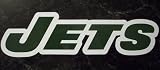 New York Jets Team Name NFL Car Magnet