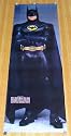 Rare Vintage Original 1989 Batman Movie Michael Keaton 76 by 26" Huge Life-Size Door Poster