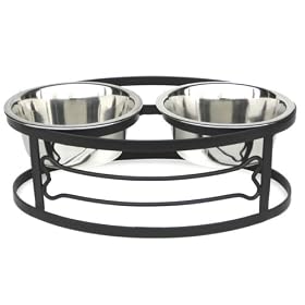 Bone Double Diner - Elevated Dog Bowl - 5