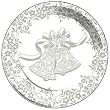 Duni 287350 Wedding Paper Plates, 8.75" (05-0476) Category: Paper Plates