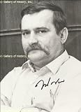 LECH  THE MAN OF IRON  WALESA - PHOTOGRAPH SIGNED - DOCUMENT 88879