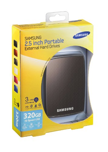 Samsung S2 320 GB USB 2.0 Portable External Hard Drive HXMU032DA/G52 (Chocolate Brown)