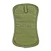 All-Clad Textiles Deluxe Heat and Stain Resistant Pot Holder. Silicone Treated Heavyweight 100-Percent Cotton Twill Hot Pad, Machine Washable, 6-inches by 10-inches, Sage Green