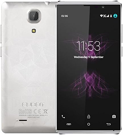 CUBOT P11, 5.0 inch Android 5.1 Smart Phone MT6580 Quad Core 1.3GHz ROM 8GB+RAM 1GB, Support GPS, OTG, HotKnot, 5.0MP+13MP (White)