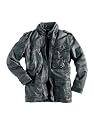 HEINE EDLE HERREN LAMM-NAPPA-LEDER-JACKE ANTHRAZIT NEU