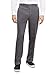 Kenneth Cole Reaction Mens Textured Stria Flat Front Pant, Grey, 34x32