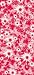 Original Buff Multifunctional Headwear/Gaiter/Neck Tube - Aran Red/Pink Flowers