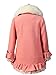 Vikoros Girls Winter Faux Wool Collar Coats Warm Jacket Long Outerwear Parka Overcoat