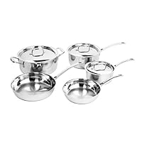 Cook's Choice Tri-Ply Stainless Steel 8 Piece Cookware Set