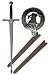 Macleod Sword w/Clan Christie Crest (Sic Viresco)