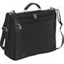 Piel Leather Double Executive Computer Bag - Leather - Black - Black