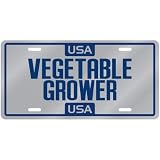 New  Usa Vegetable Grower  License Plate Occupations
