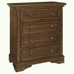 Westwood Design Waverly 4 Drawer Chest, Chocolate Mist