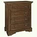Westwood Design Waverly 4 Drawer Chest, Chocolate Mist