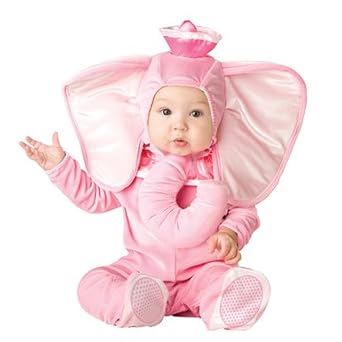 Lil Characters Baby Pink Elephant Costume