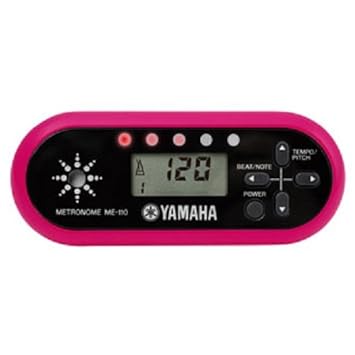 【クリックで詳細表示】YAMAHA ヤマハ電子メトロノーム ラズベリー ME-110RA： 楽器