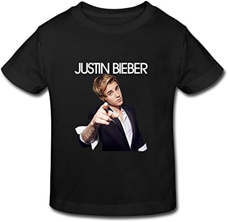 CAILHBABY Kid's Toddler Justin Bieber 2016 New Album Age 2-6 T-shirt Black 4 Toddler
