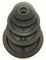 MD 1kg Rule Black Metal Weight Plate Set