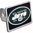 New York Jets Large Zinc Trailer Hitch Cover - NFL Football Fan Shop Sports Team Merchandise