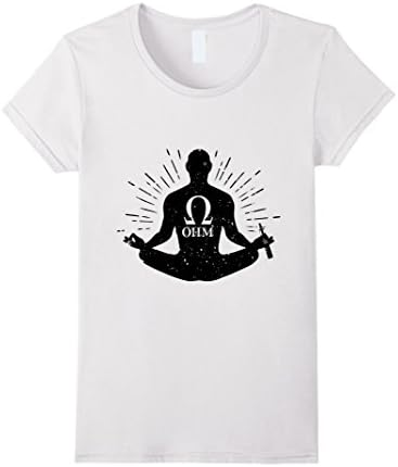 THIRTY X THREE: Vaping Meditation - Ommmm T-Shirt - Female Small - White
