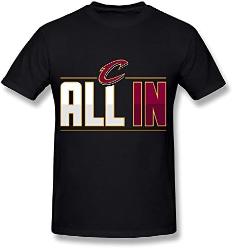 Cleveland Cavaliers Tshirts For Mens Short Sleeve[ XXL Black