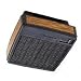 Honeywell F90A1050 Commercial Ceiling-Surface-Mounted Self-Contained Electronic Air Cleaner, Woodgrain with Black Trim