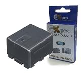 Ex-Pro® Panasonic VW-VBN130E-K, VW VBN130E, VBN130E, VBN130 [EXACT] High Power Plus+ 2 Year Warranty Replacement Lithium Li-on Camcorder Battery for Panasonic Camcorder HDC-HS800, HDC-HS900, HDC-SD800, HDC-SD900, HDC-TM900 [ID SECURED 100% Ex-Pro Chip DECODED]
