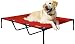 Kakadu Pet Elevated Pet Cot, Fire (Red) - X-Large, 48