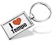Keychain "I Love Tempe" region: Arizona, United States - Hand Made, Key chain ring
