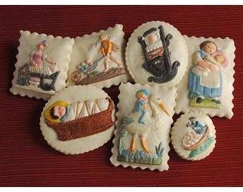 Baby Springerle Cookie Tin by Wisconsinmade.com